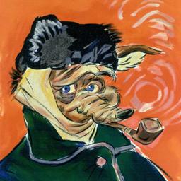 Chuck Jones "Vincent Van Coyote" Hand Signed Limited Edition Fine Art Stone Lithograph.