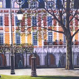 Liudmila Kondakova, "Place des Vosges" Limited Edition Lithograph, Numbered and Hand Signed with ...