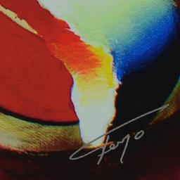 Ferjo, "Starry Nights Glow" Limited Edition on Gallery Wrapped Canvas, Numbered and Signed with L...