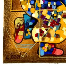 Dorit Levi, "Banjo Song" Limited Edition Serigraph, Numbered and Hand Signed with Letter of Authe...