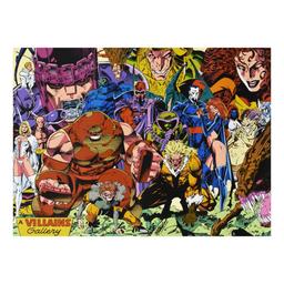 Marvel Comics, "X-Men Villains" Limited Edition on Canvas by Jim Lee, Numbered and Hand Signed by...