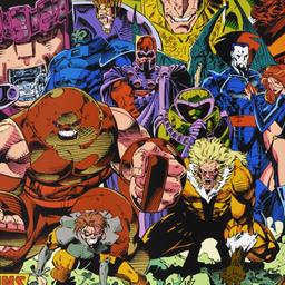Marvel Comics, "X-Men Villains" Limited Edition on Canvas by Jim Lee, Numbered and Hand Signed by...