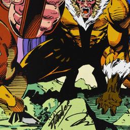 Marvel Comics, "X-Men Villains" Limited Edition on Canvas by Jim Lee, Numbered and Hand Signed by...