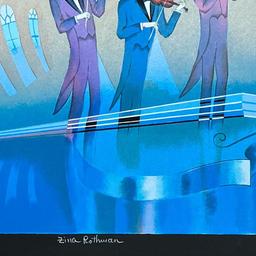 Zina Roitman, Limited Edition Serigraph, Hand Signed and Numbered, Letter of Authenticity.
