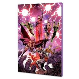 DC Comics, "Justice League #3" Numbered Limited Edition Giclee on Canvas by Tony S Daniel with COA.