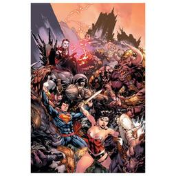 DC Comics, "Superman/ Wonder Woman #17" Numbered Limited Edition Giclee on Canvas by Ed Bened wit...