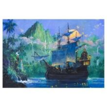 James Coleman, "Pan on Board" Limited Edition on Canvas from Disney Fine Art, Numbered and Hand S...