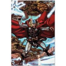 Marvel Comics "Thor: Heaven and Earth #3" Numbered Limited Edition Giclee on Canvas by Pascal Alixe
