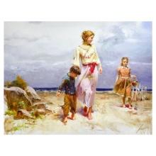 Pino (1939-2010), "Treasured Moments" Limited Edition on Canvas, Numbered and Hand Signed with Ce...