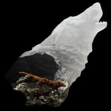 Kitty Cantrell, "Hunter's Serenade" Limited Edition Mixed Media Lucite Sculpture with COA.