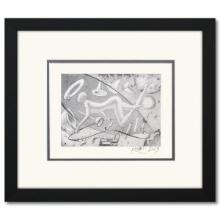 Mark Kostabi- Original Drawing on Paper "Navigating The Infinite"