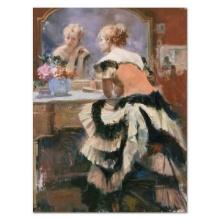 Pino (1939-2010), "Before the Show" Hand Embellished Limited Edition on Canvas, Numbered and Hand...