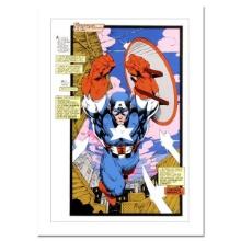 Marvel Comics, "Captain America, Sentinel: Uncanny X-Men #268" Numbered Limited Edition Canvas by...