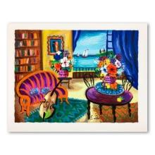Shlomo Alter (1936-2021), "Cello" Hand Signed Limited Edition Serigraph on Paper with Letter of A...