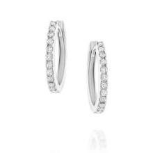 14kt White Gold 0.13ctw Diamond Earrings