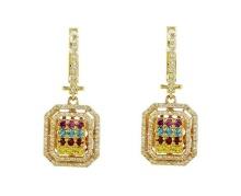14kt Yellow Gold 1.5ctw Diamond Earrings