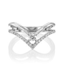 14kt White Gold 0.13ctw Diamond Ring