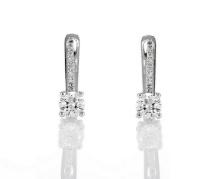 14kt White Gold 1.17ctw Diamond Earrings