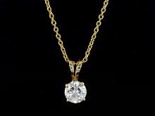 14kt Yellow Gold 0.4ctw Diamond Pendant