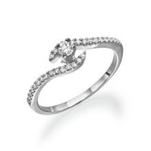 14kt White Gold 0.13ctw Diamond Ring