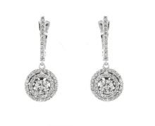 14kt White Gold 1.22ctw Diamond Earrings