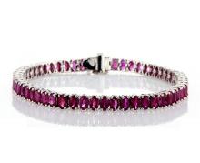 14kt White Gold 12.63ctw Gold Bracelet