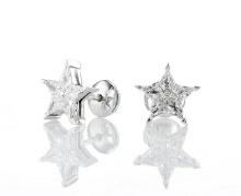 14kt White Gold 1.27ctw Diamond Earrings