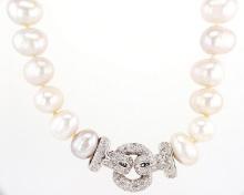 18kt White Gold 1ctw Diamond Necklace