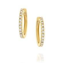 14kt Yellow Gold 0.13ctw Diamond Earrings
