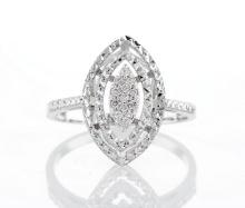 14kt White Gold 0.13ctw Diamond Ring