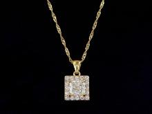 14kt Yellow Gold 0.68ctw Diamond Pendant