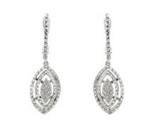 14kt White Gold 0.26ctw Diamond Earrings