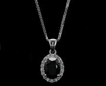 14kt White Gold 2.28ctw Diamond Pendant