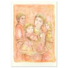 Edna Hibel (1917-2014), "Portrait of a Family" Limited Edition Lithograph, Numbered and Hand Signed