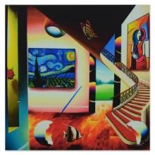 Ferjo, "Starry Nights Glow" Limited Edition on Gallery Wrapped Canvas, Numbered and Signed with L...
