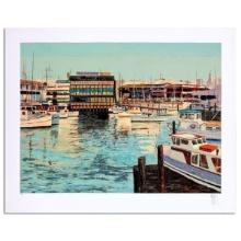 Mark King (1931-2014), "Fisherman's Wharf" Hand Signed Limited Edition Serigraph with Letter of A...