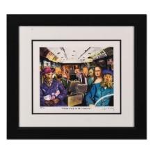 Nelson De La Nuez, "Field Trip to the Louvre" Framed Limited Edition Artist Proof, Numbered and H...