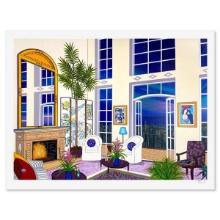 Fanch Ledan, "Manhattan Penthouse" Limited Edition Serigraph, EA Numbered and Hand Signed with Le...