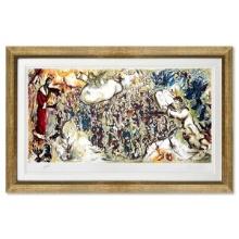 Marc Chagall (1887-1985), "The Story Of Exodus" Framed Limited Edition Lithograph with Letter of ...
