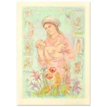 Edna Hibel (1917-2014), "Raquela" Limited Edition Lithograph on Rice Paper, Numbered and Hand Sig...