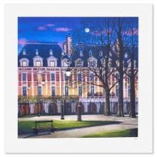 Liudmila Kondakova, "Place des Vosges" Limited Edition Lithograph, Numbered and Hand Signed with ...