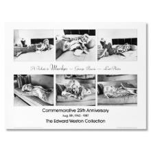 George Barris (1922-2016), "A Tribute to Marilyn" Poster from the Edward Weston Collection and Le...