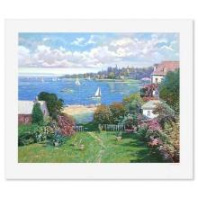 Ming Feng, "Sandy Bay" Limited Edition Printer's Proof Serigraph, Numbered and Hand Signed with L...