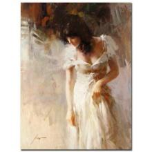 Pino (1939-2010), "White Rhapsody" Hand Embellished Limited Edition on Canvas (30" x 40"), Numbered