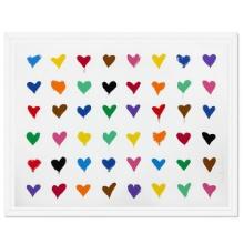 Mr. Brainwash, "All You Need is HE[ART]" Framed Limited Edition Silk Screen Studio Proof (50" x 6...