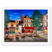 Liudmila Kondakova, "Hotel de la Seine" Limited Edition Serigraph, Numbered and Hand Signed with ...