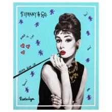Nastya Rovenskaya- Original Mixed Media on Canvas "Audrey I"