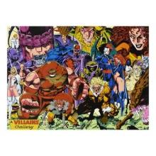 Marvel Comics, "X-Men Villains" Limited Edition on Canvas by Jim Lee, Numbered and Hand Signed by...