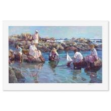 Don Hatfield, "Seashore Playground" Limited Edition Printer's Proof Serigraph, Numbered and Hand ...