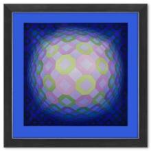 Victor Vasarely (1908-1997), "Okta - Pos de la sÃ©rie Structures Universelles De L'Octogone" Framed
